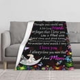 thumbnail image 4 of Yibo Moon Rabbit Print Blanket Flannel Soft and Comfortable Anti-static Bed Sofa Blanket, 4 of 9