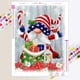 thumbnail image 1 of Pintura de diamante artesanal, ambiente de vacaciones de mosaico de punto de cruz, enano de Santa Claus animado, decoración del hogar, regalo pensativo para Navidad, 1 of 4