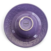 Elama Lilac Fields 16-Piece Dinnerware Set