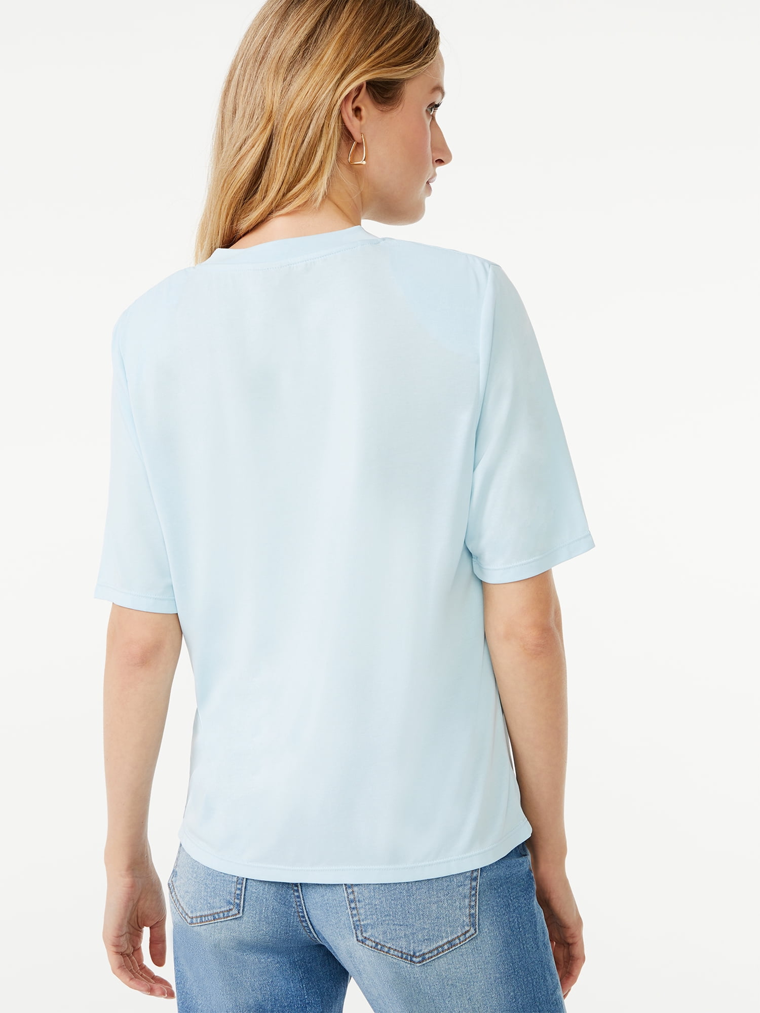 Scoop Women's Shoulder Pad T-Shirt