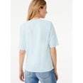 thumbnail image 3 of Scoop Women's Shoulder Pad T-Shirt, 3 of 5