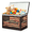 Color 3, variant on Jiaoprinted Rustic Fish Bass Toy Storage Box Chest with Lid & Divider, Bass American Flag Foldable Toy Organizer Bin with Sturdy Handles for Nursery Living Room, 85L, 25"x13"x16"