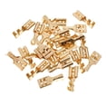 thumbnail image 2 of 25 x Brass Terminal Cable Locking Female Spade Connector 9.5mm ., 2 of 8