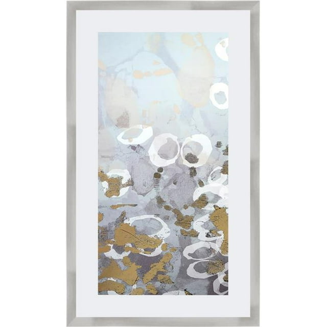 Somerset House Publishing 2283 Gouttes d'Or I&44; Impression Fine Art Texturée Encadrée