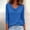 Blue women fall winter sweater a1, variant on SSZMDLB Women Fall Winter V Neck Long Sleeve Solid Casual Basic Pullover Tops Soft Chunky Knit Sweater Blouse Loose Fit Dressy Daily Wear, Purple XL