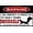 Warning Sign 5, variant on Speed Fines Doubled in Construction Zones Street Tin Sign - 8"x12" Vintage Metal Warning Sign for Home Farm Bar Coffee Shop Club, Construction Zone, Traffic Safety