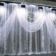 thumbnail image 4 of Twinkle Star Christmas Lights, 300 LED Christmas Curtain Lights for Christmas Decoration, White, 8 Modes for Indoor Outdoor Wall & Party Décor, 4 of 6