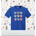 thumbnail image 2 of Shop4Ever Valentine's Day Candy Hearts Toddler's Cotton T-Shirt 3T Royal Blue, 2 of 6