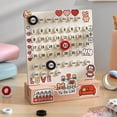 thumbnail image 4 of Ring Table Calendar,Desk Date Planner Integrated Wood Perpetual Calendar Desktop Decoration Calendars Seamless Integration, 4 of 6