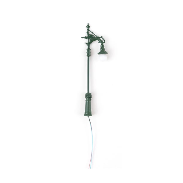 Matsuzay Mini farola paisaje accesorios de farola accesorio de iluminación diseño de escena lámpara en miniatura arena estable accesorios de Artesanía Verde/Negro