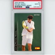 Graded 2003 Netpro Rafael Nadal #77 International Series Rookie RC Tennis Card PSA 10 Gem Mint