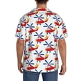 thumbnail image 7 of Goofa Cartoon Helicopter Printed Men's Casual Short-sleeved Shirt,Lightweight Breathable Button-down,Summer Casual men's top,Versatile Fashion shirt-Medium, 7 of 7