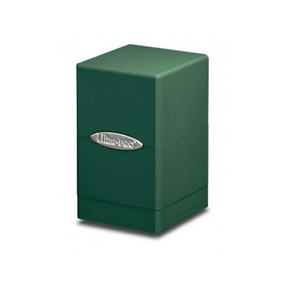 Ultra Pro International UP84176 Green Satin Tower Deck Boxes