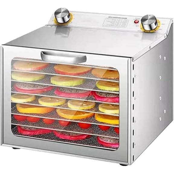Fruit Dehydrator, Commercial Food Freeze Dryer Machine, 400w Meat Dryer, 8 Layer Suitable for Jerky, Mushroom, Beef, Herbs, Yogurt