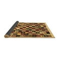 thumbnail image 2 of Ahgly Company Indoor Square Abstract Brown Contemporary Area Rugs, 4' Square, 2 of 4