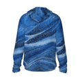 thumbnail image 2 of Picia Sparkling With Blue Women's Men's UPF 50+ Sun Protection Hoodie Shirt Long Sleeve SPF Fishing Outdoor UV Hiking Lightweight Shirts-X-Large, 2 of 9