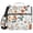 Different Wildflower, variant on 3 Ring Zipper Binder with Shoulder Strap Waterproof Trapper Keeper 2 Inch D-Ring 500 Sheets Capacity Little Beautiful Daisy Flower