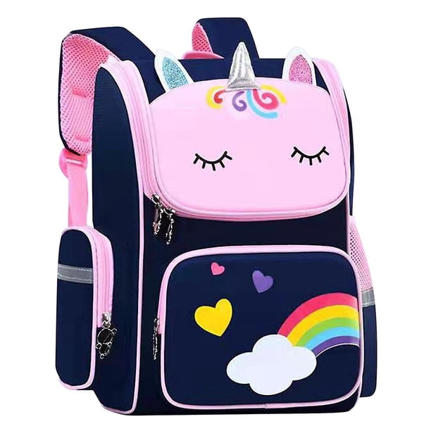 Niños Niños Unicornio Mochila Correa para el hombro Mochila escolar Mochila