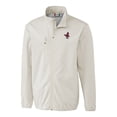 thumbnail image 2 of Men's Cutter & Buck Gray Memphis Redbirds Clique Trail Eco Stretch Softshell Full-Zip Jacket, 2 of 3