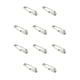 thumbnail image 3 of Eigraketly Clips de pesca resistentes de acero inoxidable Unisex palangre cerrado resistente al desgaste giratorio hebilla de seguridad gancho Type1 NO1, 3 of 6