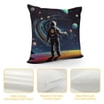 thumbnail image 4 of Sheronv Space Digital Art Sci-Fi Graphic Decorative Throw Pillow Cover for Home Couch Living Room Bed Sofa 1PC 20x20in, 4 of 5