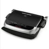 George Foreman Evolve 5-Serving Removable Plate Electric Indoor Grill and Panini Press, Black, GRP4EMB