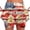 Multicolor, variant on qelini Skort for Women Short Plus Size Elastic Waist Athletic Skirt with Shorts Built in Print Flowy Skirt