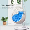 thumbnail image 2 of Cojín de silla de columpio para Hamaca, cómodo cojín de asiento de cesta colgante, a la piel suave y agradable, para interior y exterior, balcón Fivean unisex, 2 of 2