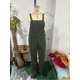 thumbnail image 3 of Women's loose-fitting casual overalls with pockets royal blue XXL, 3 of 4