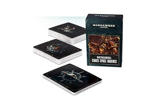 Warhammer 40k Chaos Space Marines Datacards II NEW 