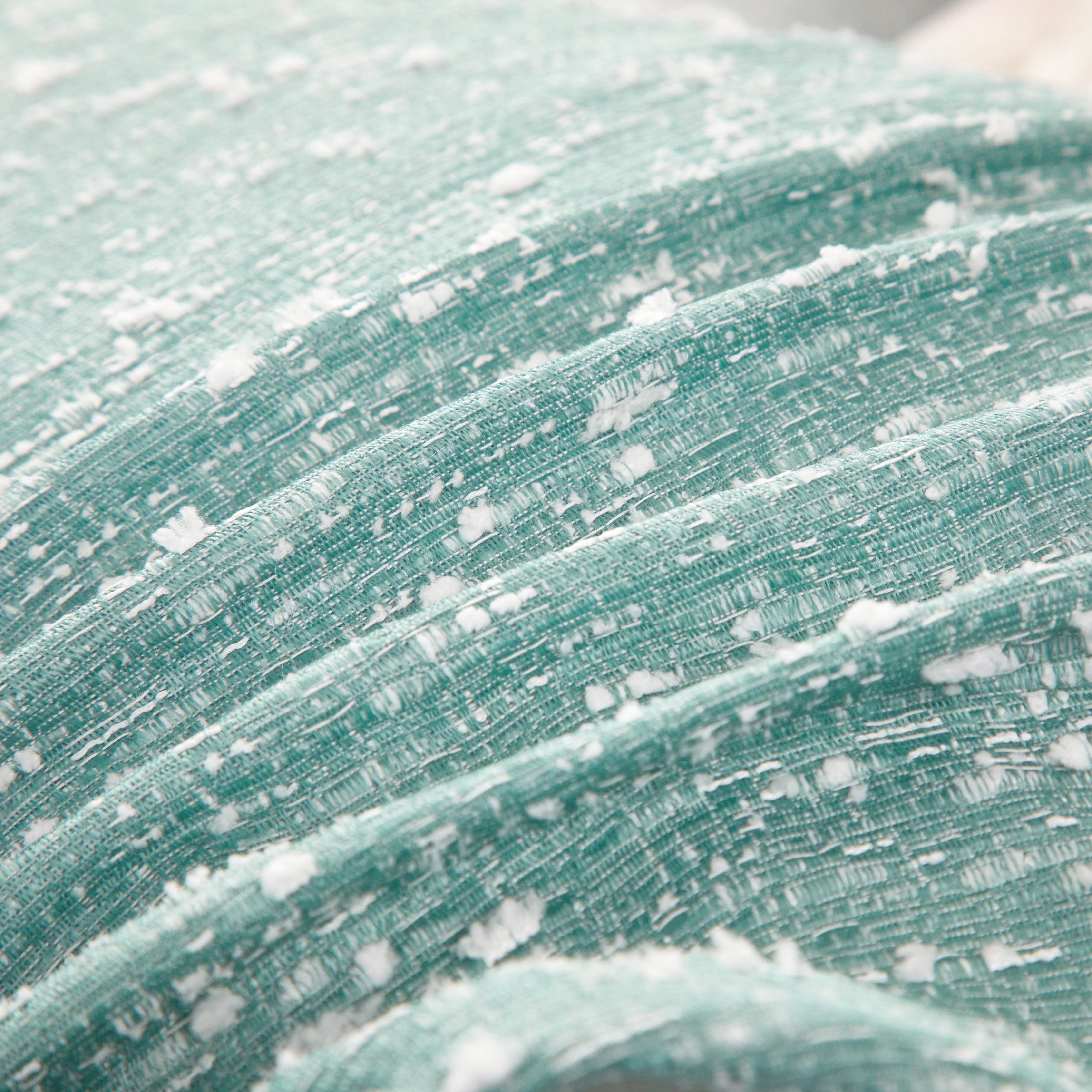 Better Homes & Gardens Aqua Nubby Boucle Textured Square Decorative Pillow, 20 in x 20 in