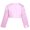 Pink, variant on inhzoy Kids Flower Girls Stain Long Sleeves Bolero Shrug Jacket