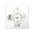 thumbnail image 1 of CafePress - Hiker's Soul Compass Sticker - Square Sticker 3" x 3", 1 of 1