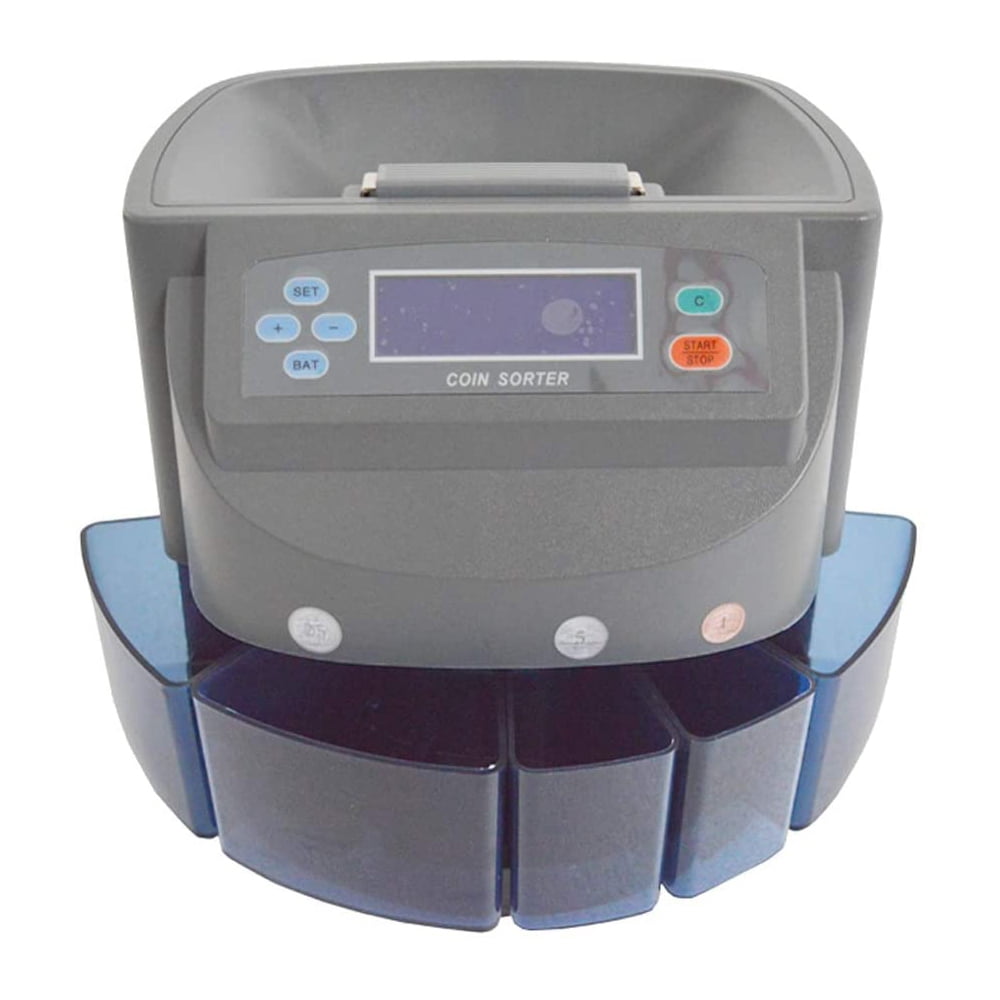 INTSUPERMAI Electronic Coin Sorter Coin Counting Machine with LCD