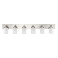 thumbnail image 3 of Merry Collection Six-Light Etched Glass Bath Vanity Wall Light, 3 of 14