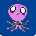 thumbnail image 4 of Inktastic Death Metal Octopus Boys or Girls Baby Bib, 4 of 4