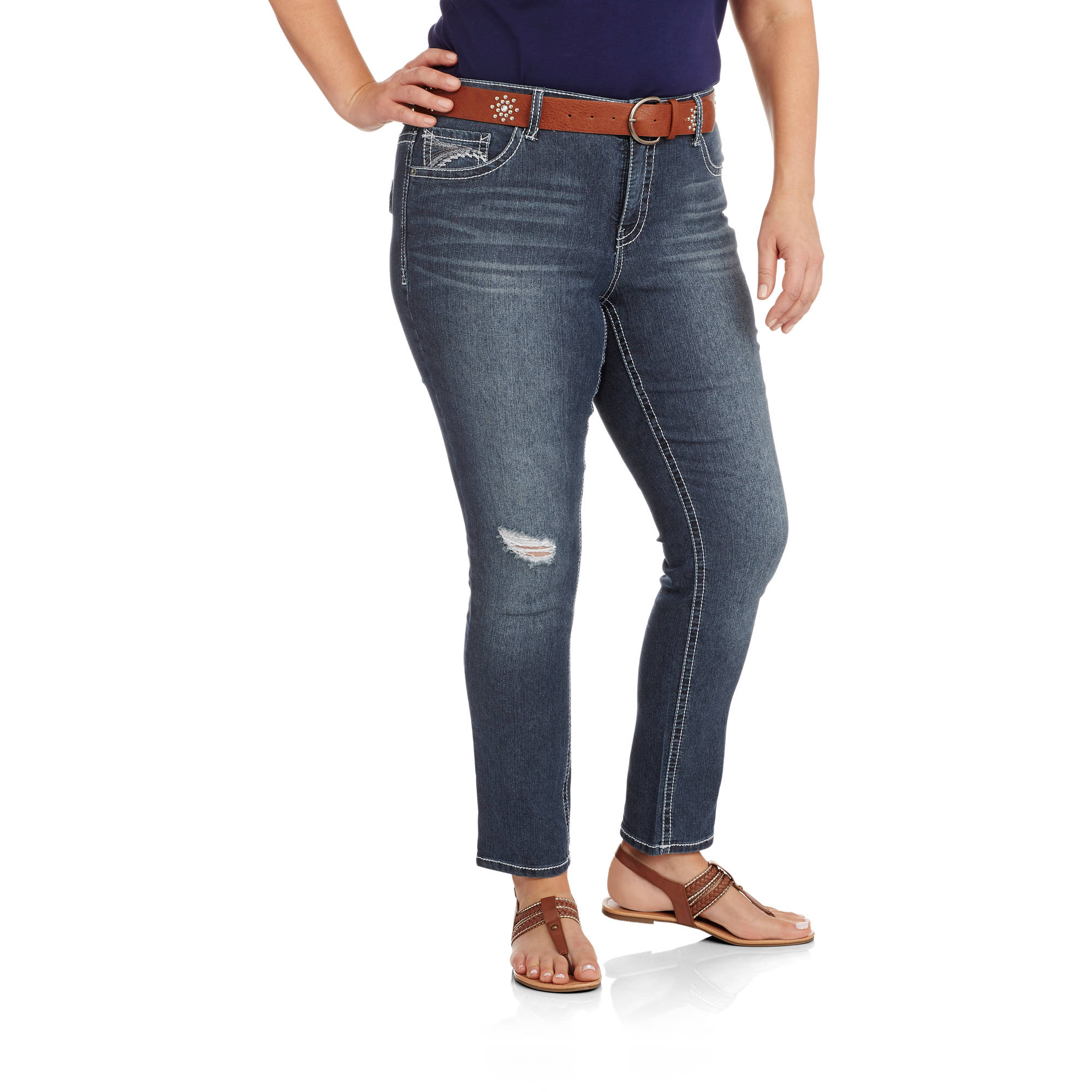 How womens wide leg jeans at walmart