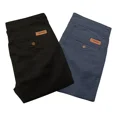 thumbnail image 1 of 2 Pack Pantalones Estilo Chino De Gabardina Hombre Holstone, 1 of 8