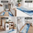 thumbnail image 5 of Blue Marble Gold Wave Pattern Kitchen Rugs Sets Of 3,Kitchen Runner Rugs Non Skid Washable,Decorative Kitchen Floor Mats for Kitchen,Sink,Laundry,17"x30"+ 17"x47" + 17"x59", 5 of 6