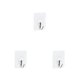 thumbnail image 3 of Moyic Ganchos adhesivos de 10 uds, ganchos de pared transparentes sin costuras, colgadores adhesivos para baño, hogar, cocina Transparente 3piezas, 3 of 6