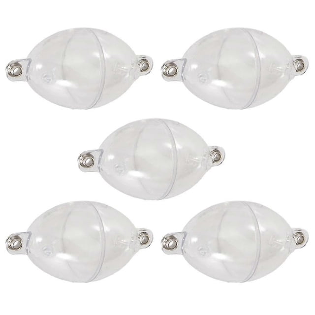 5 Pieces Fishing Slip Cast Spin Floats Fishing Casting Bobbers Spin Oval Float