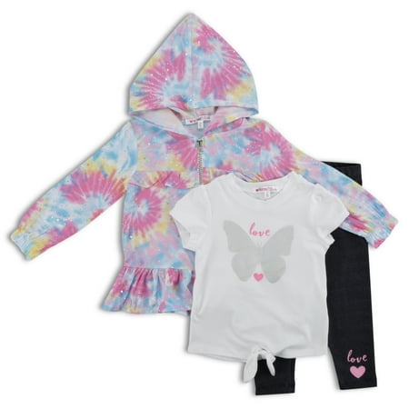 

Nannette Toddler Girl 3Pc Jacket Set W/Headband Size 2T-4T