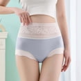 thumbnail image 2 of Womens Cotton Underwear Soft Full Briefs Breathable Ladies Underwear Panties High Waisted, 2 of 5