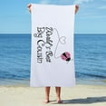 thumbnail image 3 of CafePress - World's Best Big Cousin - Large Beach Towel, Soft 30"x60" Towel with Unique Design, 3 of 4