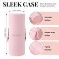 thumbnail image 3 of 30 count Professional Makeup Brush Set with Travel Case - Kabuki, Foundation, , Blush,Blending& Eyeshadow Brushes, Labeled for -Ready Box,PinkGold, 3 of 6