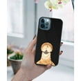 thumbnail image 5 of FINCIBO Soft Rubber Protector Cover Case for Apple iPhone 12 Pro Max 6.7" 2020 (NOT FIT Apple iPhone 12/12 Pro 6.1" 2020/iPhone 12 mini 5.4" 2020), Silkie Chicken, 5 of 5