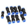 thumbnail image 1 of Straight Pneumatic Connector Connectors, Plastic Quick Release Connectors Push To Connect Fittings Pneumatic Fittings Kit Air Line Fitting, Push Connectors, For 1/4 5/16 3/8 Tube, 1 of 8