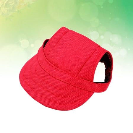 POPETPOP Red Pet Hat for Dogs Soft and Comfortable Outdoor Activities