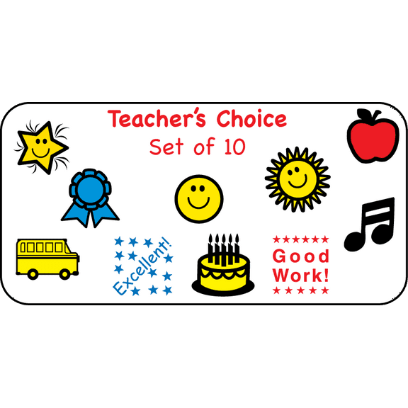 SHAPES ETC.  Incentive Stamp Set - Teacher's Choice