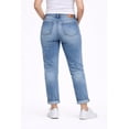 thumbnail image 2 of Ellos Comfortable Women's Plus Size Boyfriend Jeans Stretch Denim Mid-Rise, 2 of 6